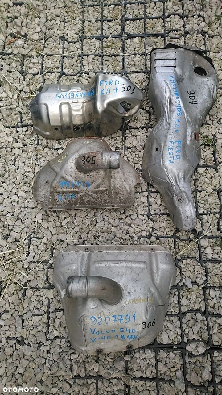 FORD VOLVO OSŁONA TERMICZNA KOLEKTORA WYDECHOWEGO - 1