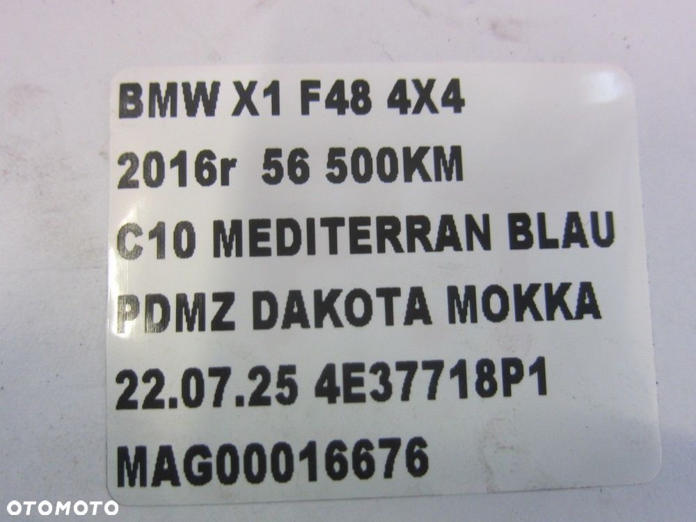 BMW X1 F48 B46 NADKOLE TYLNE PRAWE OSŁONA PRAWY TYŁ 51717346042 7346042 - 10