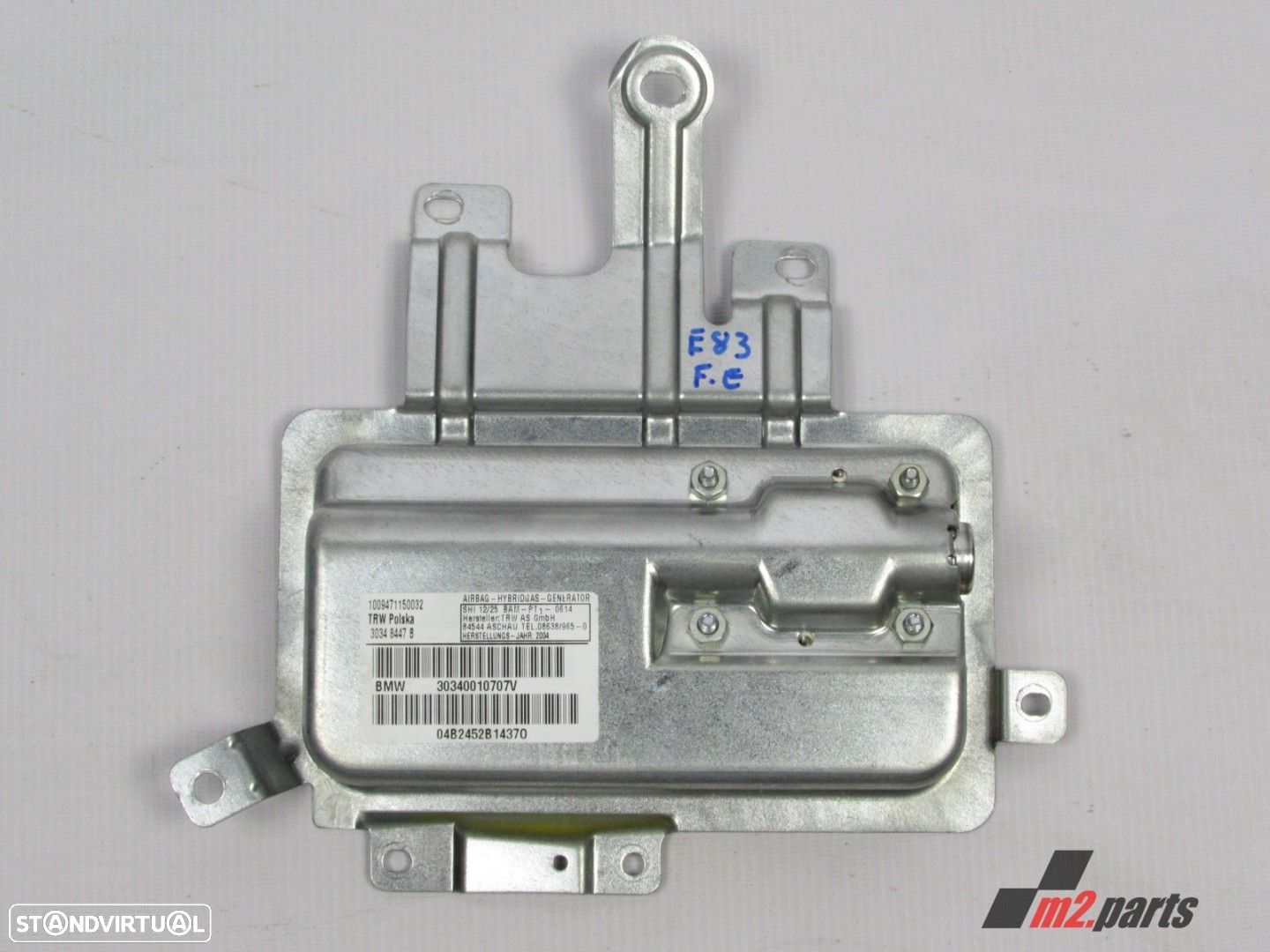 Airbag Porta Esquerdo/Frente Seminovo/ Original BMW X3 (E83) 72123400107 - 1