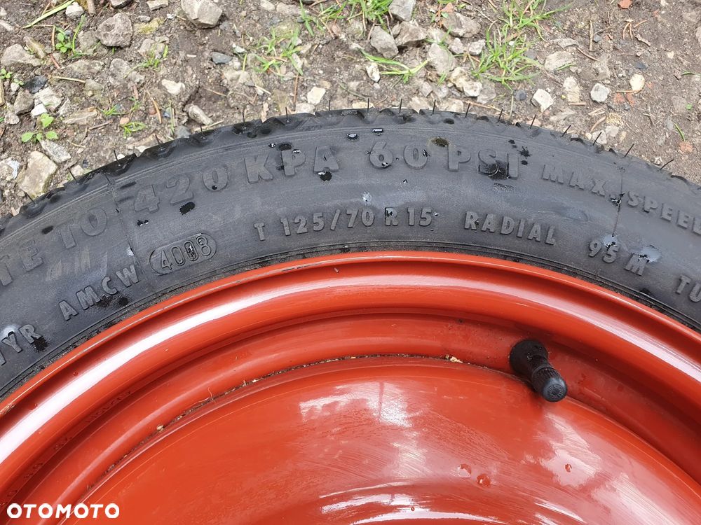 KOŁO DOJAZDOWE 15 ET45 4x100 125/70/R15 Suzuki Swift IV MK6 04-10 Kolo dojazdowe 15" ET45 - 6