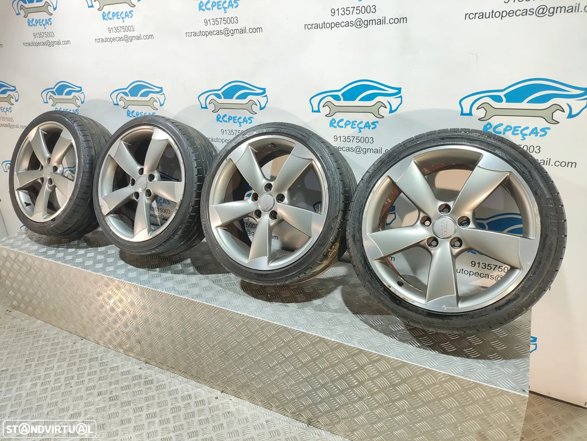 JANTES ORIGINAIS ROTOR AUDI A3 8P S LINE S-LINE 18 POLEGADAS 7,5J ET54 5X112 - 11