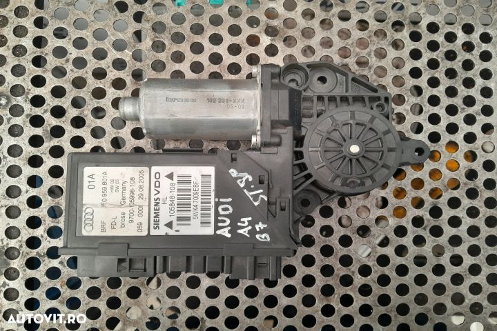Motoras macara geam spate stanga 0130821767 Audi A4 B7 [2004 - 2008] - 2