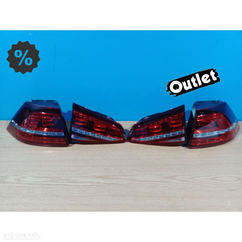 R014098C2 FAROLINS VOLKSWAGEN VW GOLF 7 12-17 LOOK GTI LEDS INDICADORES DINÂMICO - 5
