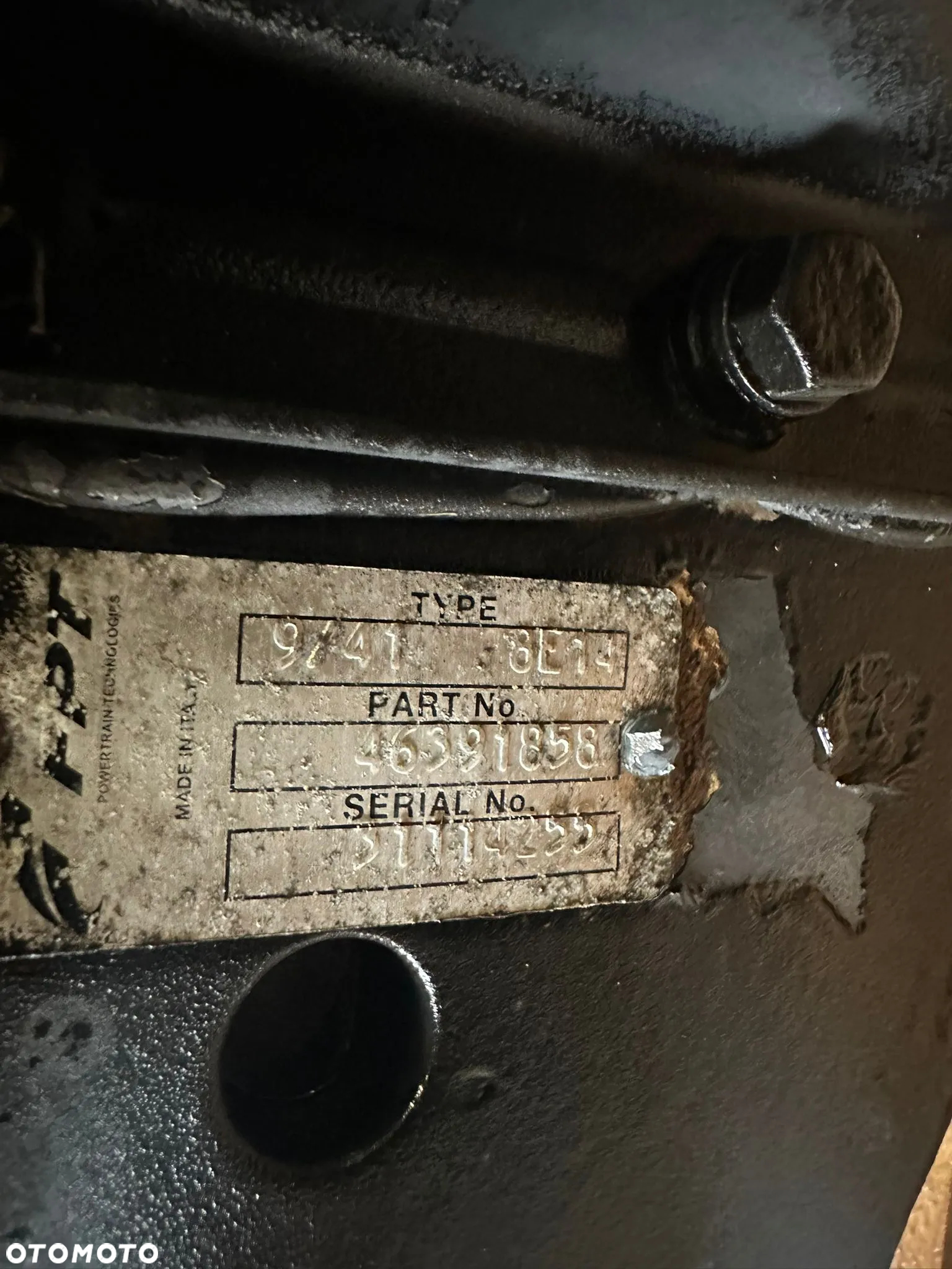 DYFER MOST NAPĘDOWY 9/41 IVECO DAILY 65-70C 14- 46391858 7185269 - 5