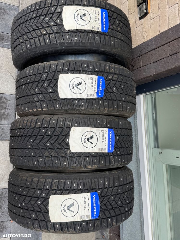 Vând 4 anvelope 245/45/18 vredestein de iarnă noi - 1