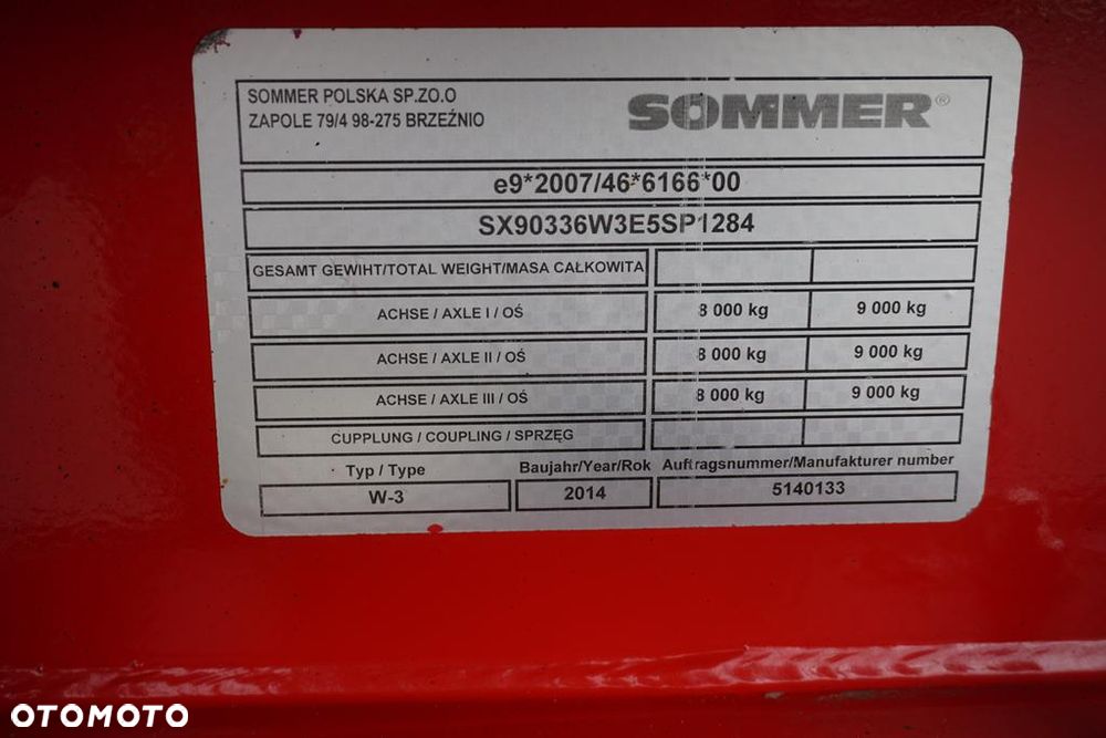 Sommer / CYSTERNA SPOZYWCZA / 28 475 LITRÓW / 4 KOMOROWA /  WEBASTO / POMPA - 11
