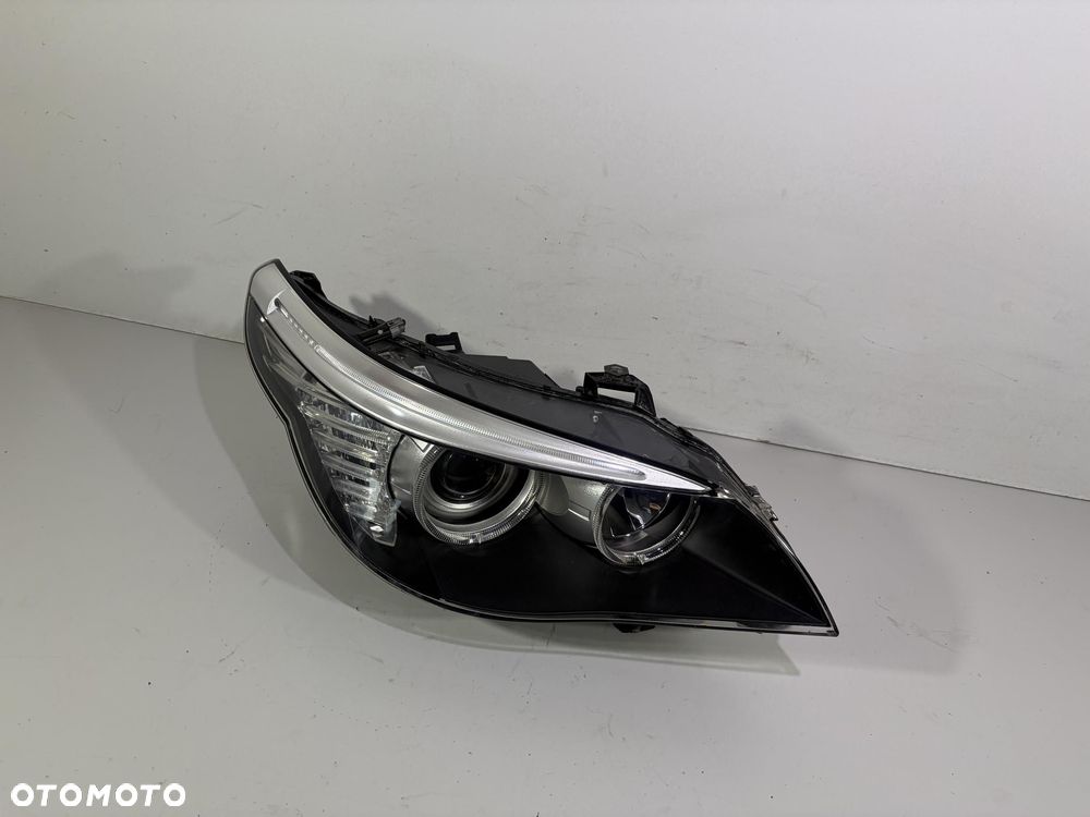Bmw 5 e60 e61 lift fl lampa przód przednia prawa h7 europa eu - 4