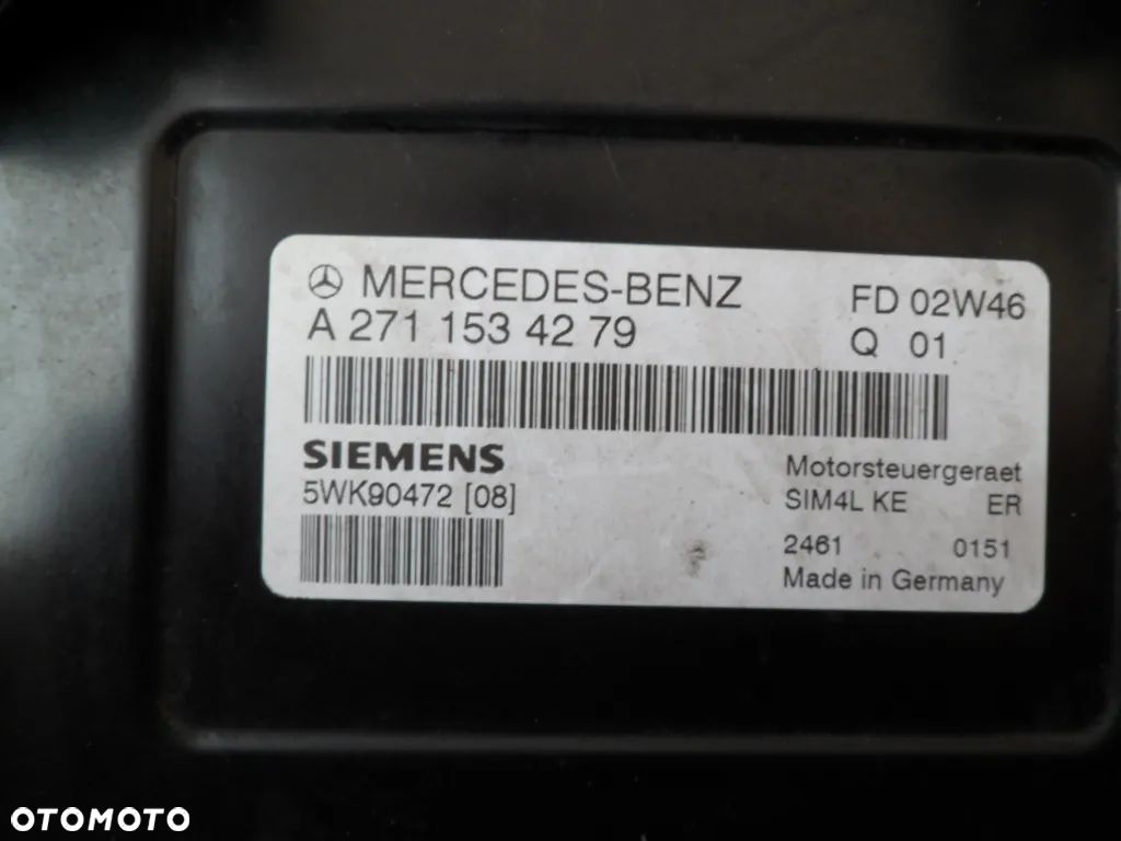 MERCEDES C W203 1.8K KOMPUTER SILNIKA A2711534279 - 1