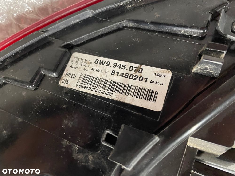 LAMPA TYŁ PRAWA AUDI A4 B9 8W0 LIFT 8W9945070 - 10
