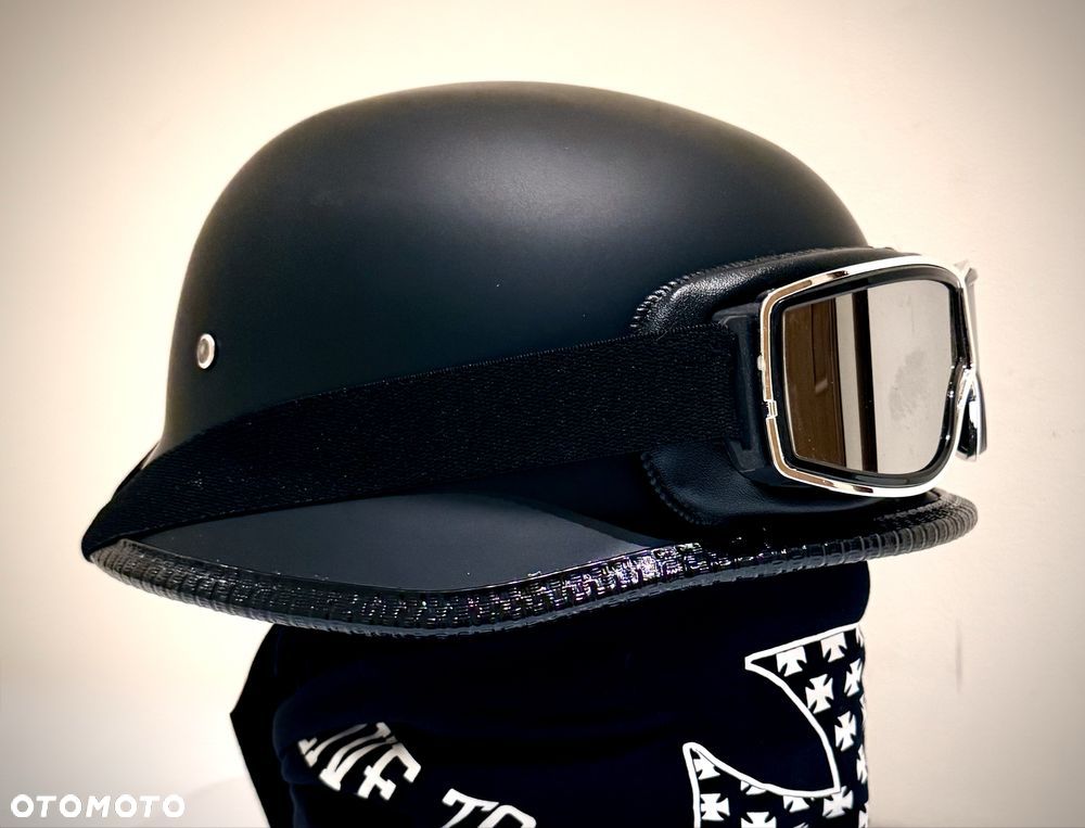 Kask czarny matowy german L - 4