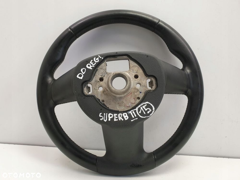 Skoda Superb II SKÓRZANA KIEROWNICA Skóra - 10