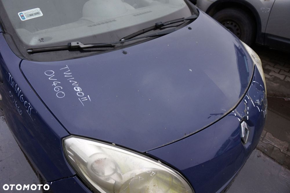 MASKA ZDERZAK BŁOTNIKI LAMPY TWINGO II OV460  RENAULT 2007-2014 GRANATOWY PRZÓD KOMPLETNY - 4