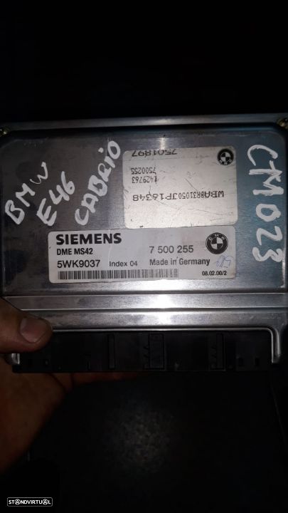 BMW 3 E46 CENTRALIDA MOTOR ECU - CM023 - 1