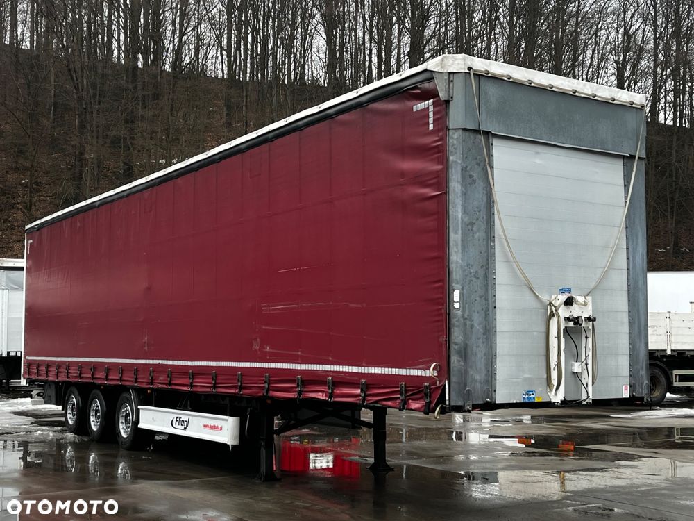 Fliegl Firanka Mega Coil // 2014 Rok // SAF // Dach podnoszony // 385/55 R19.5 // - 1
