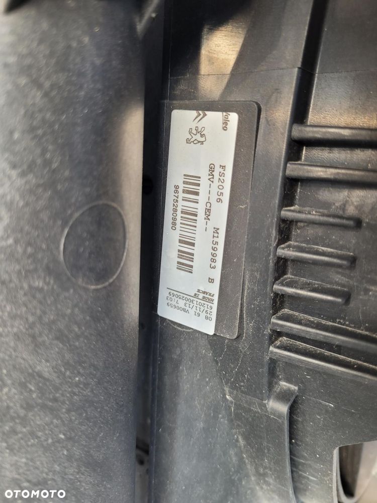 PAS PRZEDNI CHŁODNICE 1.2 VTI PEUGEOT 208 I 9675280980 9676534380 - 6