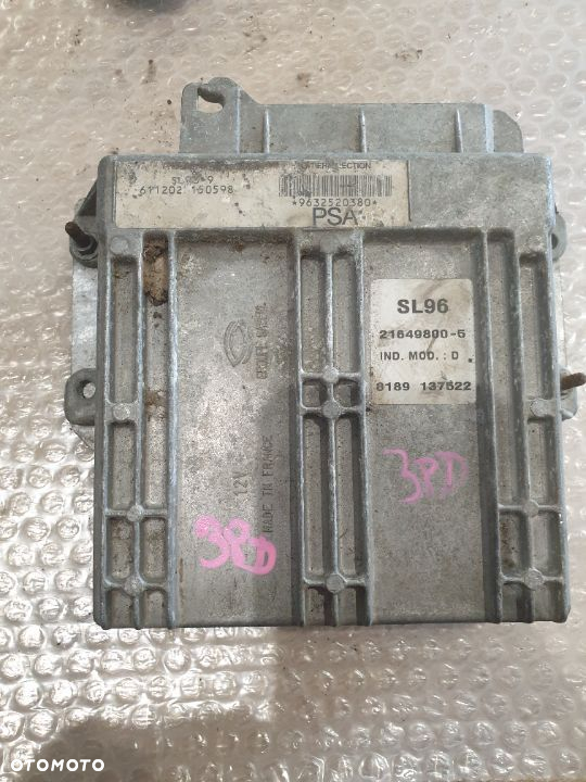 21649800 Sterownik Silnika do pojazdu marki: Citroen Berlingo