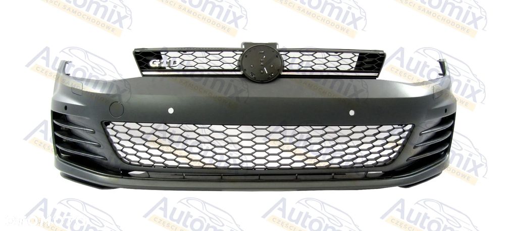 Zderzak przedni VW Golf 7 12 - 17 GTD sprysk. / 4-Pdc Kompletny ! - 3