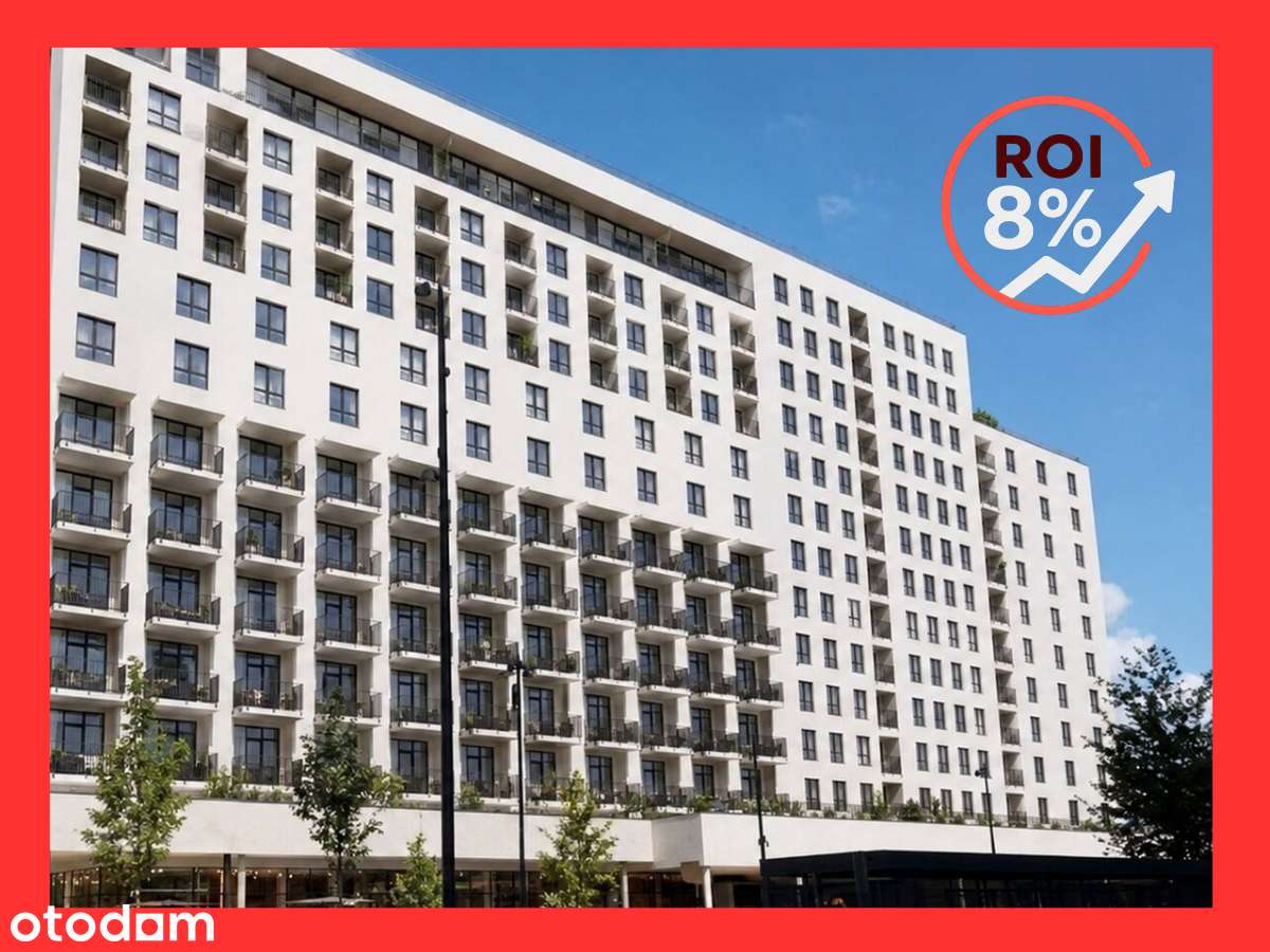 35,2m2 | 2 pokoje | ROI 8% | Balkon | Siłownia | DOSTĘPNE TYLKO U MNIE