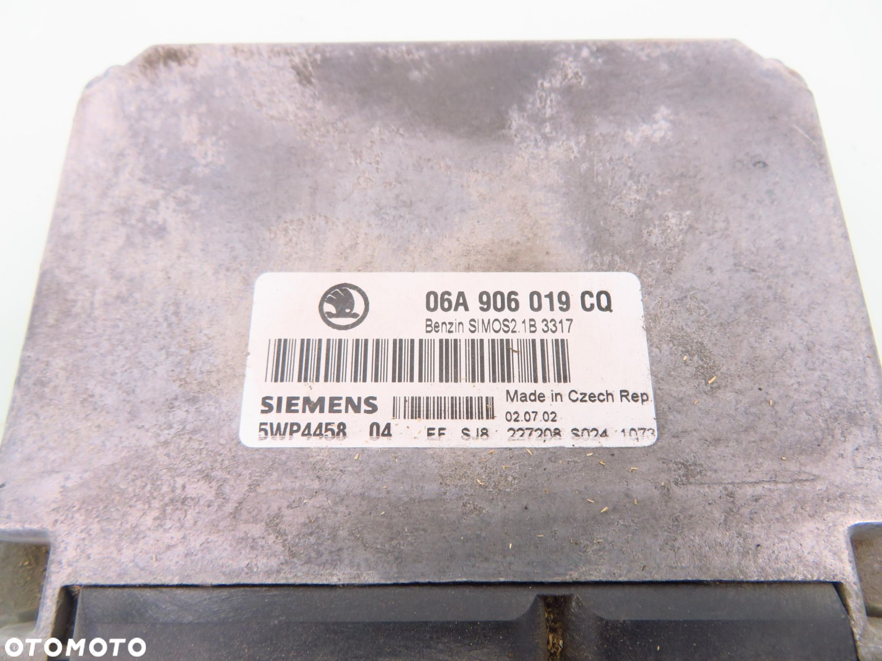 STEROWNIK SKODA OCTAVIA I 1.6 06A906019CQ 5WP445804 - 3