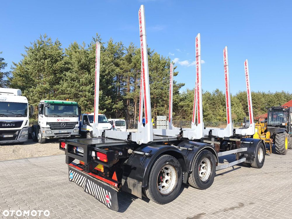 Schmitz Cargobull PAVIC 3 osiowa 2018 rok kłonicowa do drewna lasu drzewa SAF bębny bliźniaki - 1