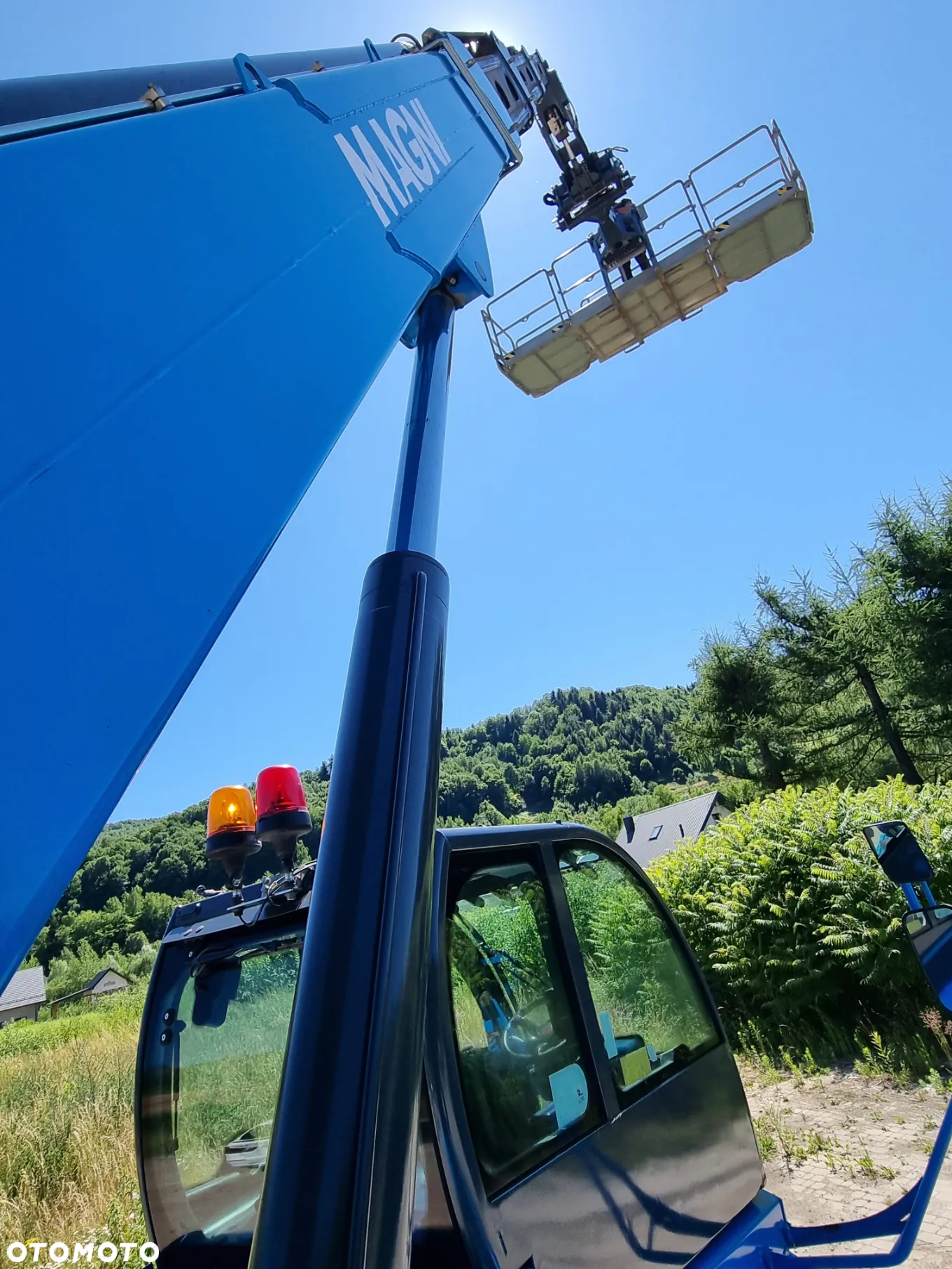 Magni RTH 5.21 Ładowarka teleskopowa 21 metrów  Kosz (Pilot 2 funkcje) Wciągarka Łyżka Widły Jak Nowa 2018r 2287mtg DEUTZ silnik z Norwegii KLIMA - 7