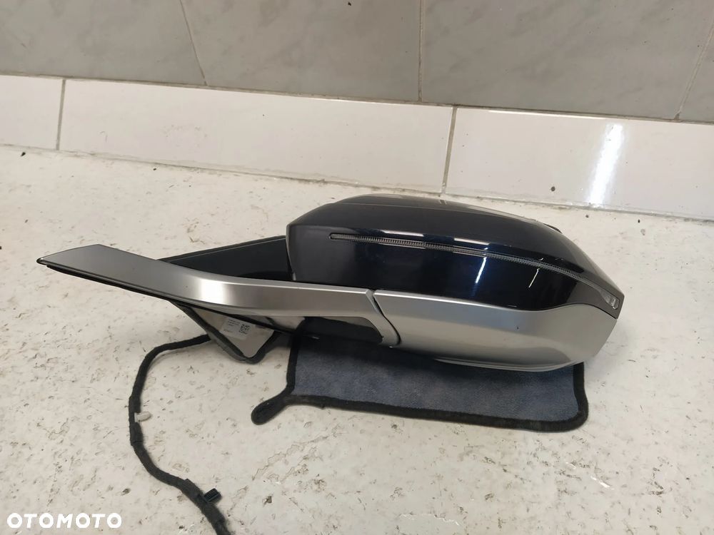 BMW 5 G60 G61 LUSTERKO ZEWNĘTRZNE LEWE ASFERYCZNE ASYSTENT 9+6 PIN KOMPLETNE UK ORYGINAŁ - 7