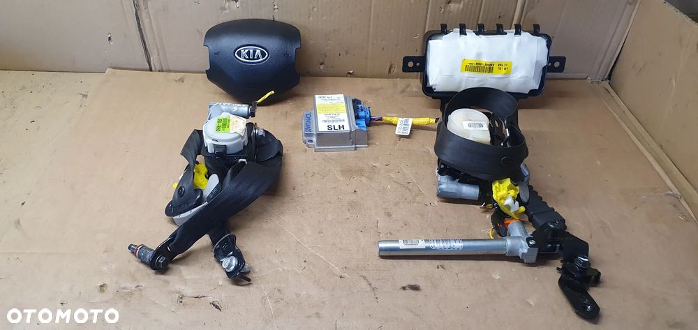 Poduszka konsoli kierowcy poduszki pasy sensor AIRBAG zestaw naprawczy Kia Sportage III - 1