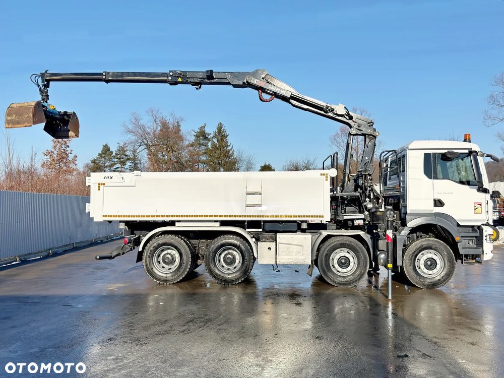 MAN TGS 35.470 * WYWROTKA 5,10 m + PILOT * HIAB Z - HIPRO 191 * 8x4 - 6
