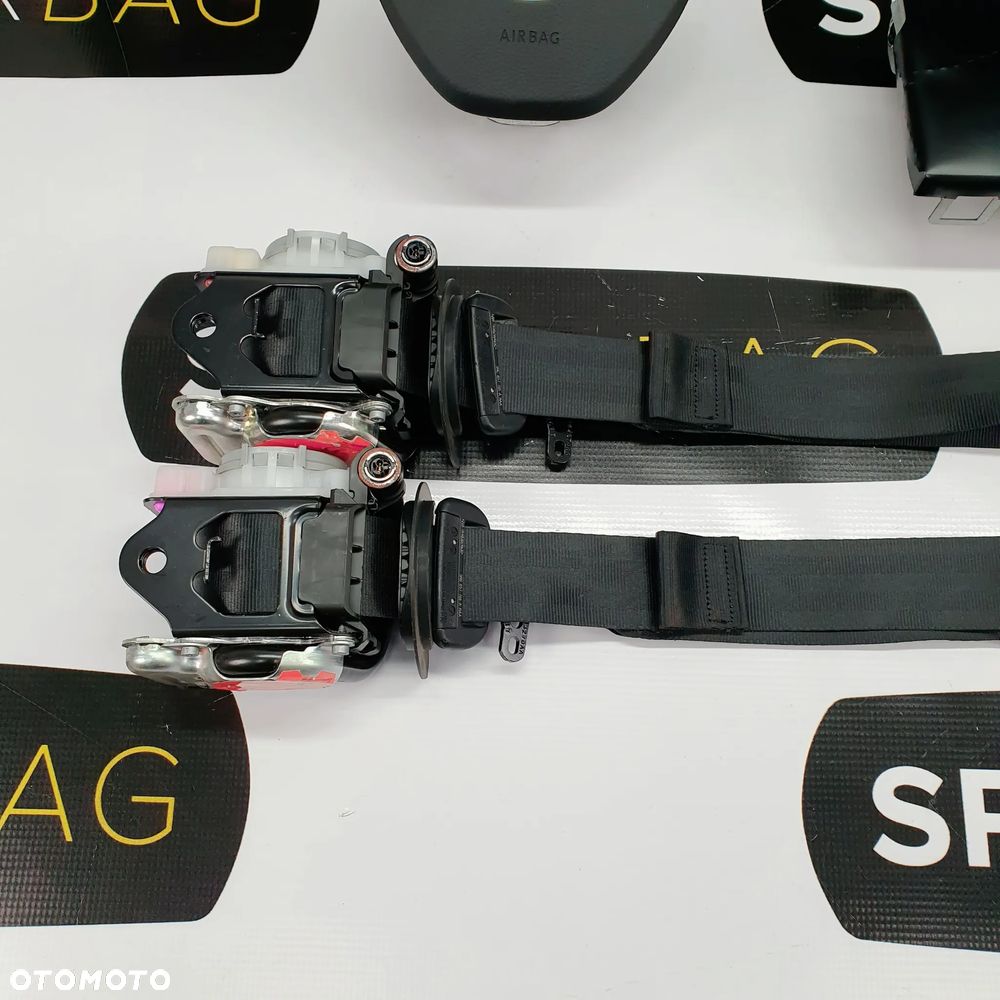 VW GOLF VII 7 DESKA ROZDZIELCZA KONSOLA KOKPIT PULPIT PODUSZKI AIRBAG AIR BAG PASY KIT SET - 9