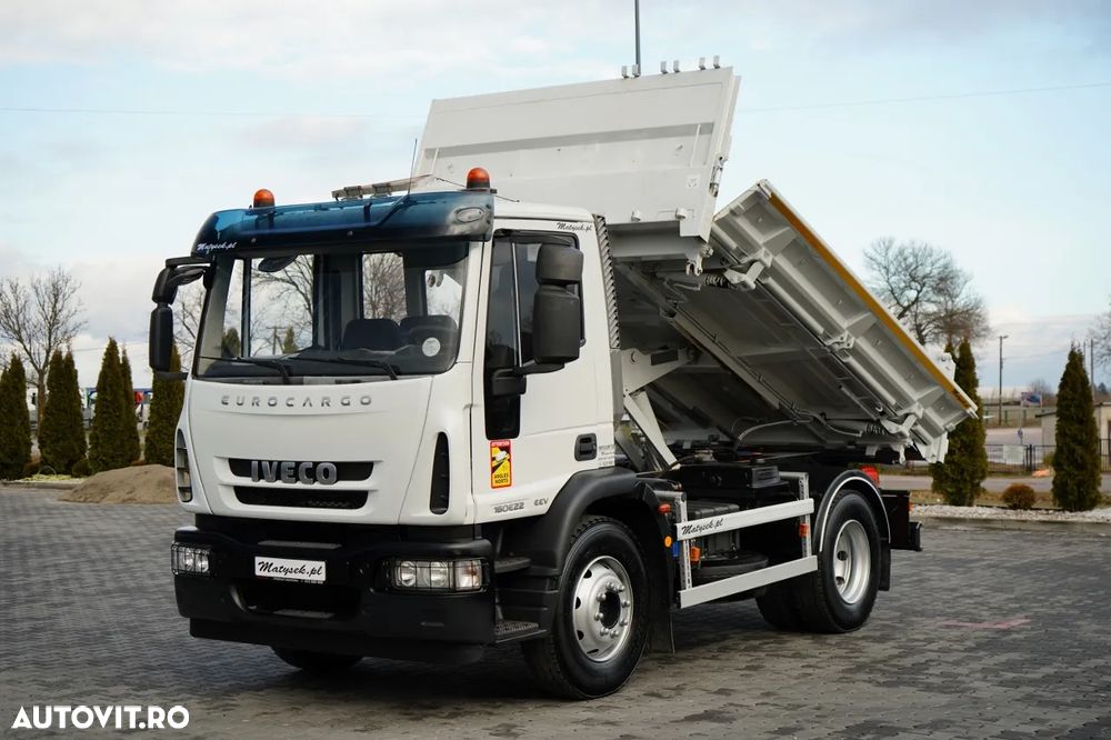 Iveco EUROCARGO 160 E22 / BASCĂLĂTOR 3 DIRECȚII / HIDRODOXIE LATERALĂ / BORDMATIC / EURO 5 EEV - 1