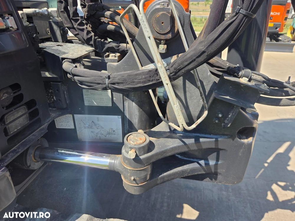 Hitachi ZX85-6, 2022, 2.787h, CUPLA RAPIDA HIDRAULICA+3 cupe NOI, adanc sapare 5m, latime 2,3m, senile cauciuc 80% ok doar 444h deplasare, inst picon pe brate, aer cond, camera spate, scaun incalzit, LAMA NIVELARE, Masa 8,5t, leasing, PROMOTIE 62.900Eur+Tva - 19