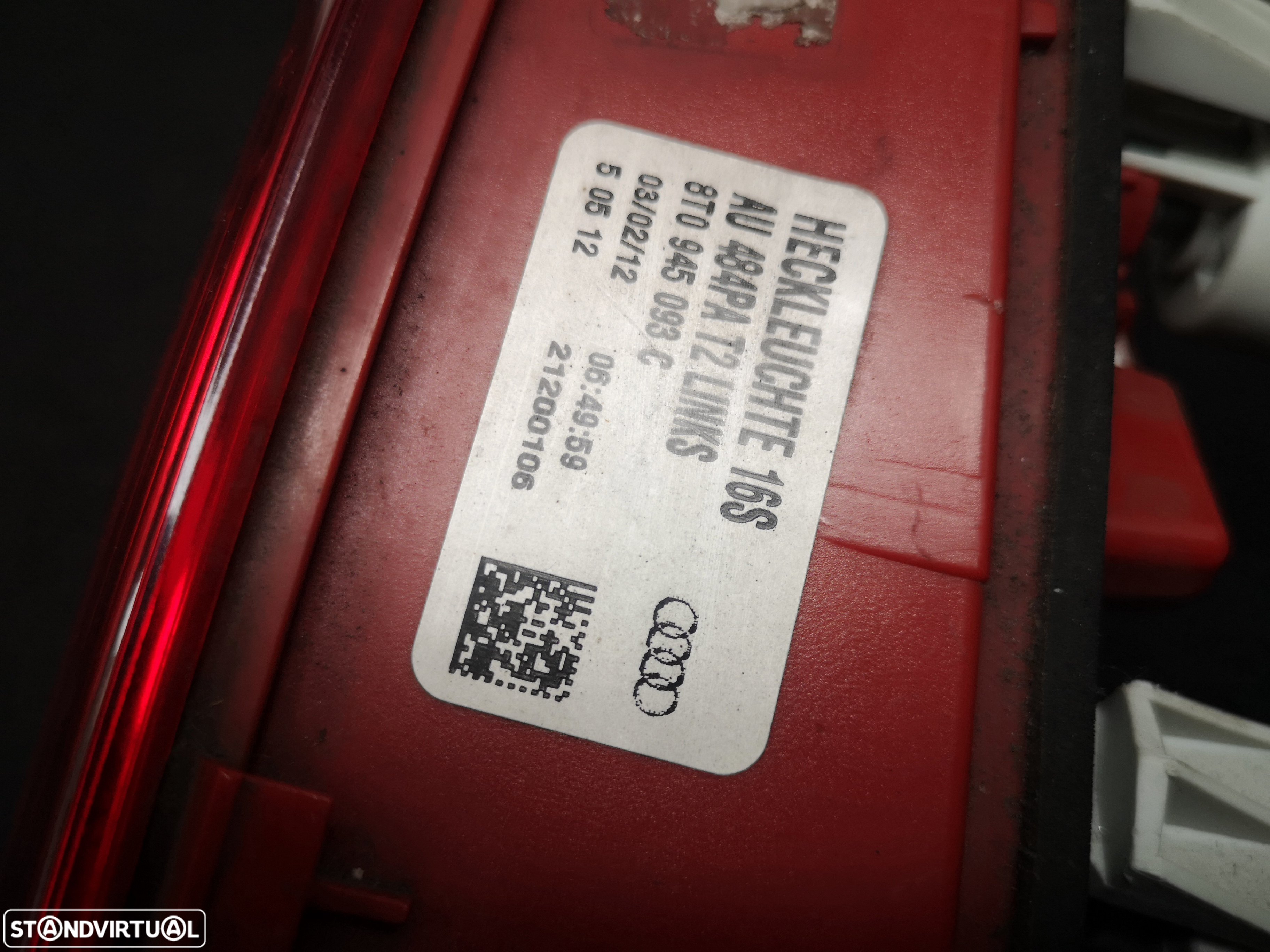 Farolim traseira esquerda Led Audi a5 b8 8t 2011-2014 - 3