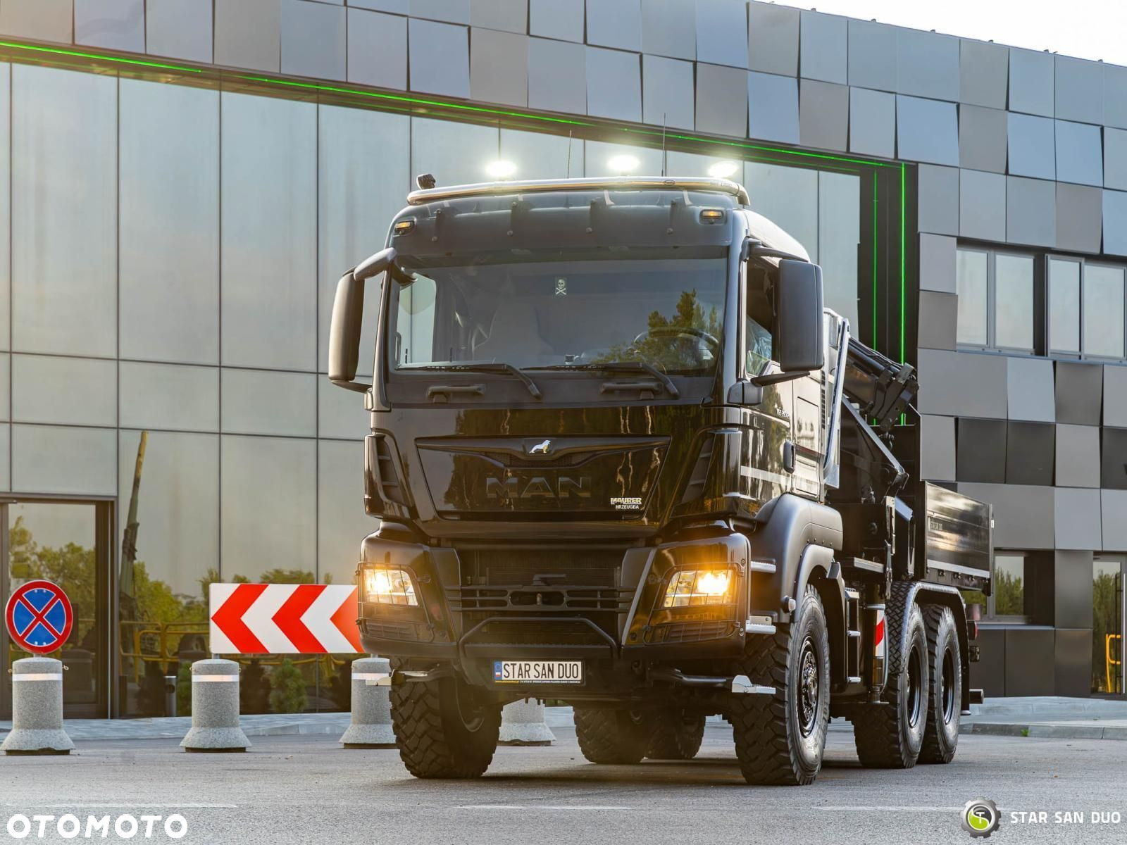 MAN MAN TGS 26.420 6x6 HMF 3000 K6 Fly Jib Kosz Roboczy Obrotnica Energetyka - 9