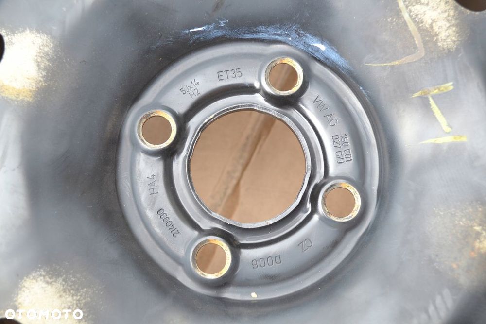 FELGA STALOWA OEM VW SKODA SEAT 4x100 5J14 ET 35 x1szt F-517 - 4