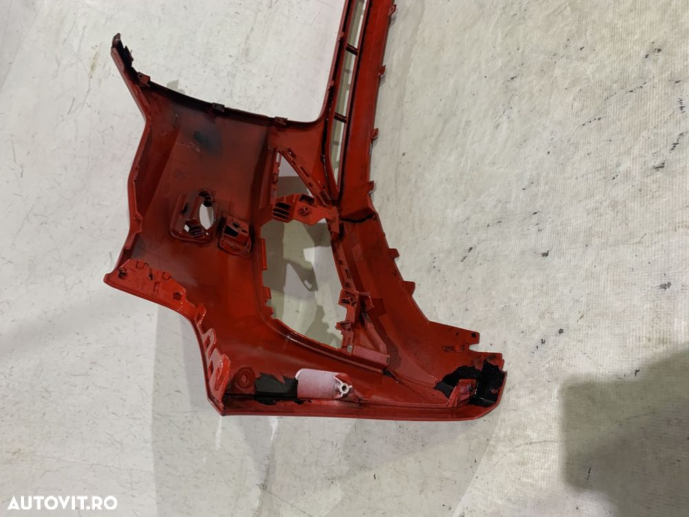 Bara fata Audi A3, Hatchback, 2013, 2014, 2015, 2016, cod origine OE 8V3807437, cu gauri pentru spalatori faruri. - 6