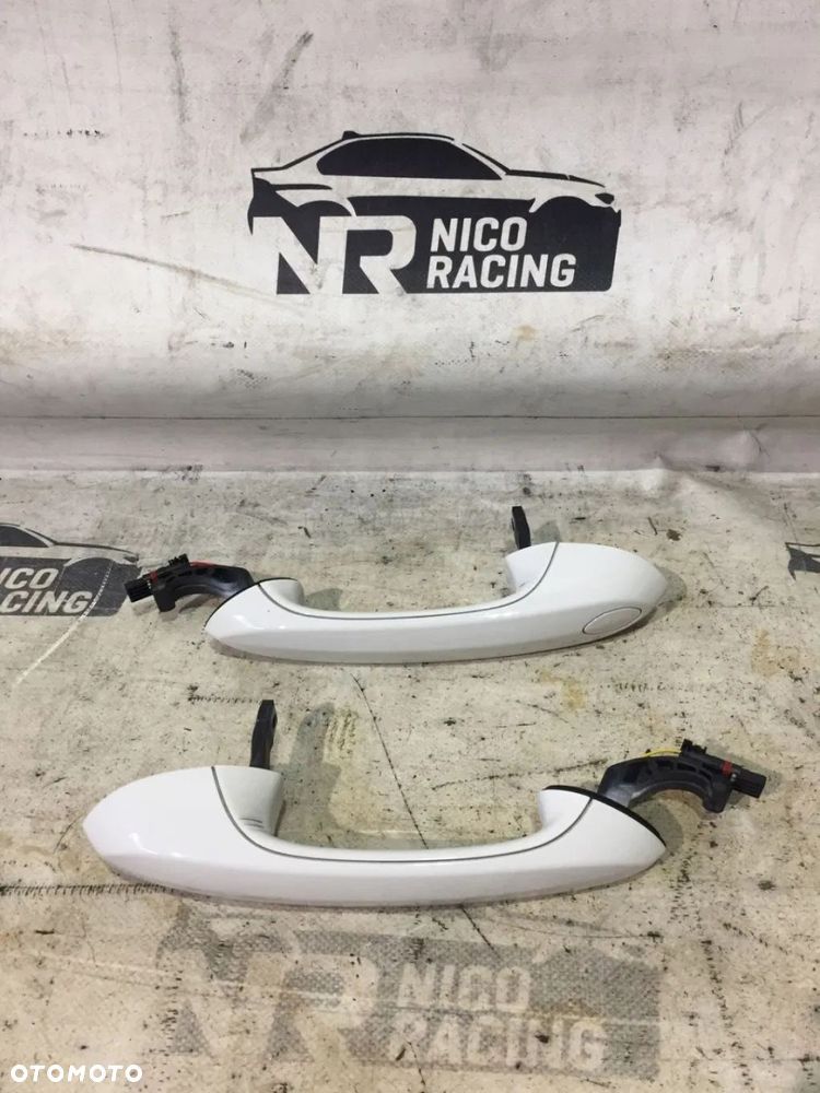 KLAMKA PRAWA KEYLESS LED BMW G14 G15 G16 A300 ALPIN WEISS - 1