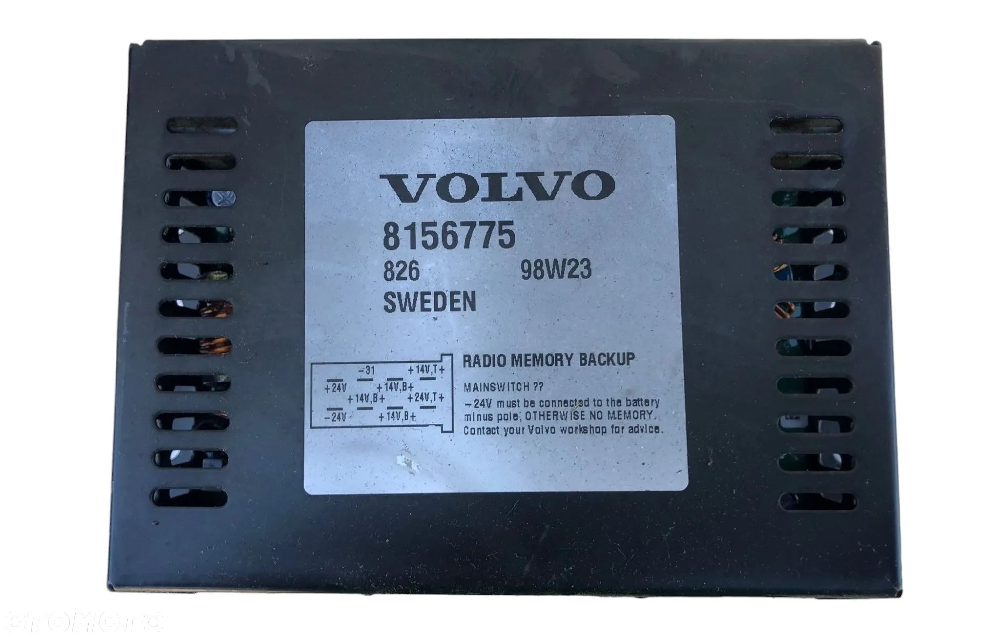 PRZETWORNICA NAPIĘCIA VOLVO FH12 KOPARKA EC340  8156775 - 1