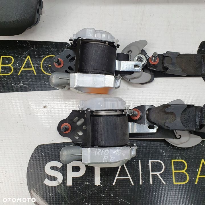 KIA RIO III 3 DESKA ROZDZIELCZA KONSOLA KOKPIT PULPIT PODUSZKI AIRBAG AIR BAG PASY KIT SET - 7