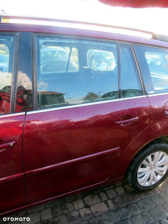 DRZWI TYLNE LEWE C4 GRAND PICASSO I KHLD 9006K4 9006N4 CZERWONY BURLAT CITROEN 2006-2010 - 1