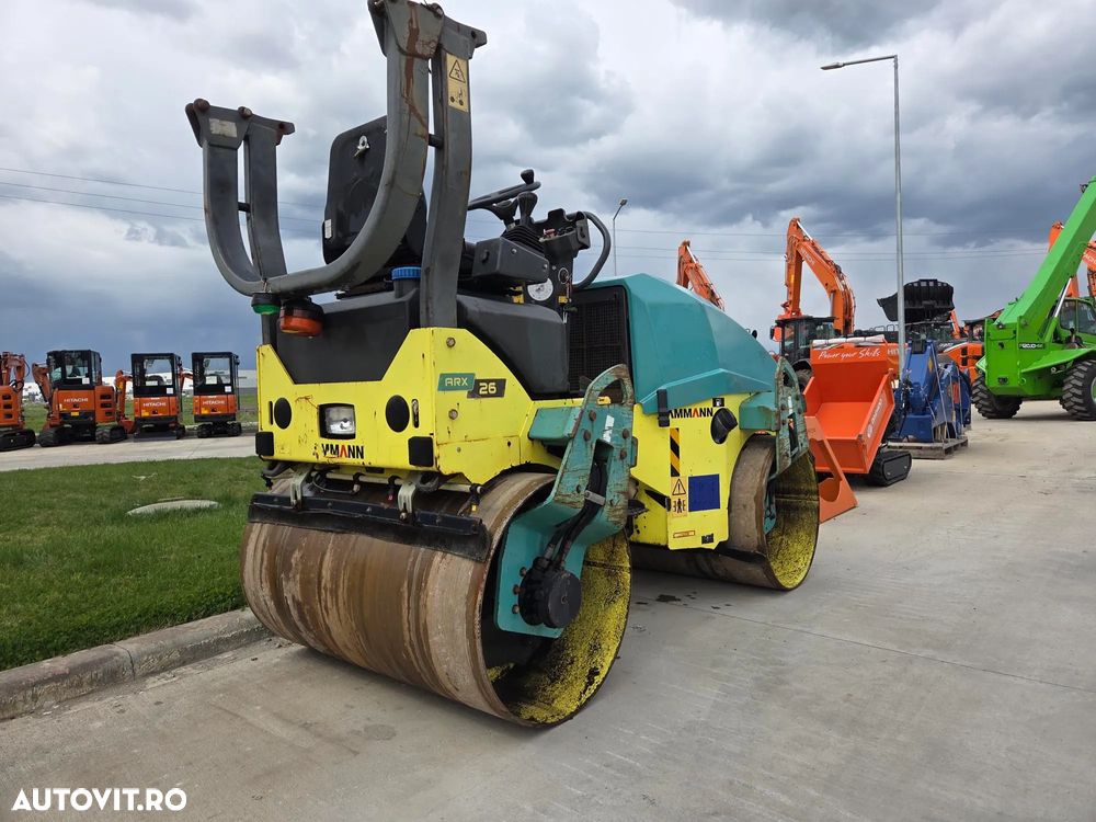Ammann ARX26, 435h, latime tambur 1,2m, masa operationala 2,5tone, sistem stropire, motor Yanmar 30CP, lungime 2,3m, latime 1,25m, STARE FOARTE BUNA-PROMOTIE 19.900 EUR+Tva - 1