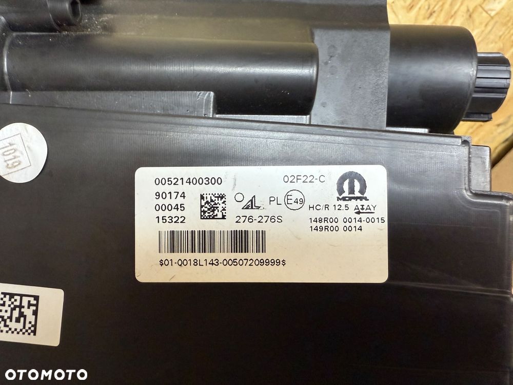 LAMPY LEWA PRAWA PRZÓD KOMPLET FIAT 500 II 500E 00521400360 00521400300 - 2