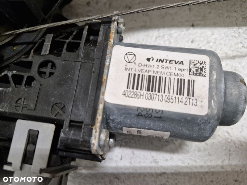 citroen ds5 mechanizm szyby prawy przód przedni podnośnik silniczek 9804388180 - 3