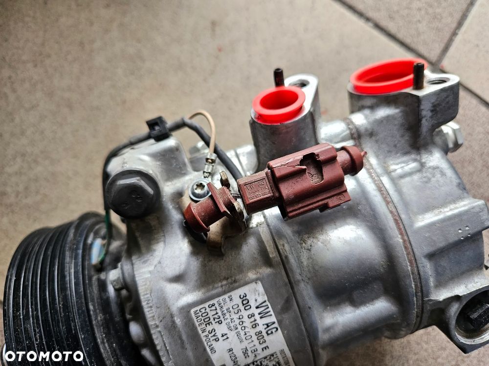 Sprężarka kompresor klimatyzacji VW Polo VI Ibiza V Arona Kamiq Scala Audi A3 8V 1,0 TSI 3Q0816803E - 2