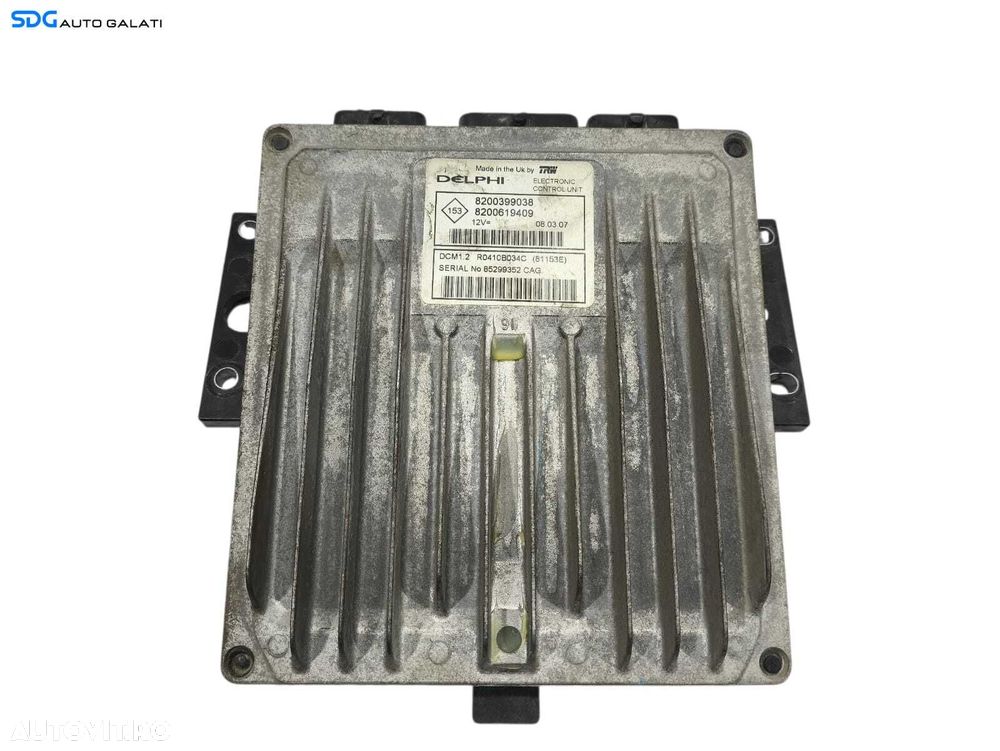 ECU Calculator Motor Delphi Renault Megane 2 1.5 dCi 2002 - 2008 Cod 8200399038 8200619409 [LR1621] [LR1622] - 1