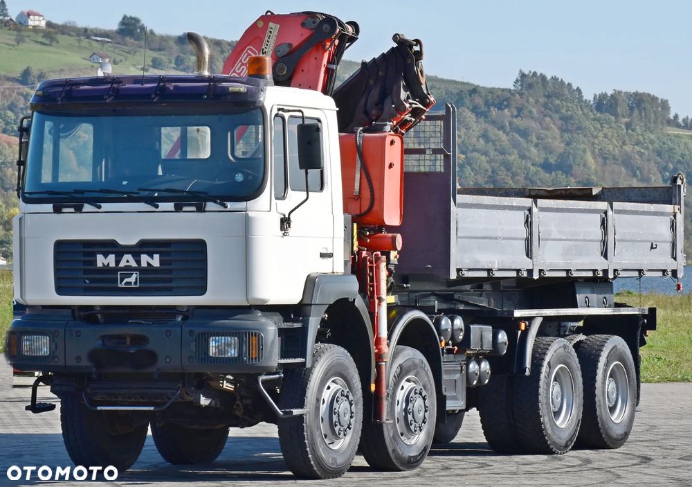 MAN 41.460 * WYWROTKA 5,65 m * FASSI F270AC.26 / 8x8 ! * STAN BDB - 4
