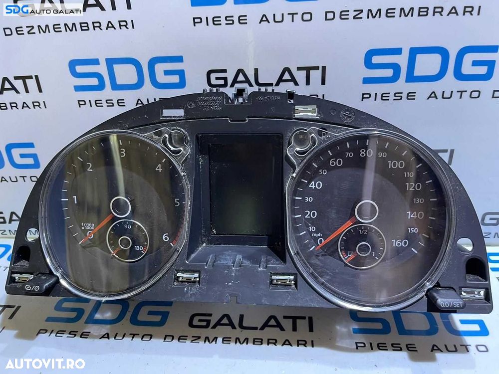 Ceas Ceasuri Cluster Instrumente Bord Volkswagen Passat B7 2.0 TDI 2010 - 2015 Cod 3AA920970N [B2931] - 1