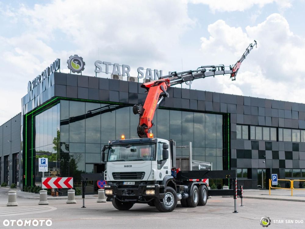 Iveco TRAKKER 450 6x4 PALFINGER PK 44002 HDS Żuraw Fly Jib Ciągnik - 3