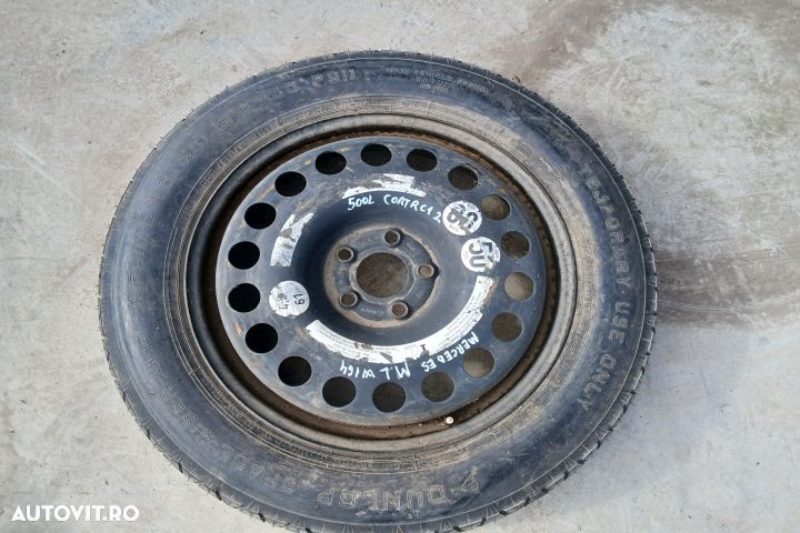Roata de rezerva slim R18 164400002 155/90 R18 1.0JRX18H2 ET40 164400 - 1