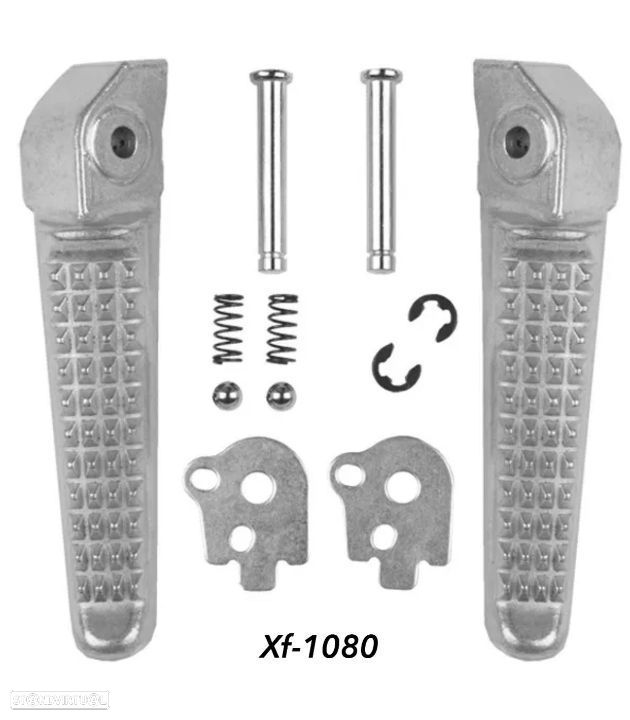 peseira trás, pousa pes, patins traseiro ,Honda VFR 750 ano 1990 ate 1997  VFR 800 ano 1998 ate 2012 - 1