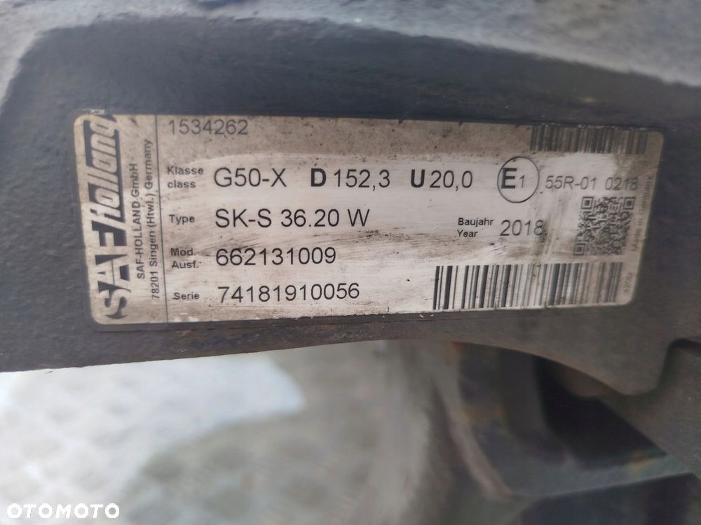 SIODŁO SAF HOLLAND 22,5 CM SCANIA - 3